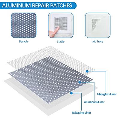 Drywall Repair Kit, 8 Pack 4/6/8 inch Wall Patch Repair Kit, Aluminum Wall Repair Patches Self Adhesive, Dry Wall Hole Repair Patch for Ceilings