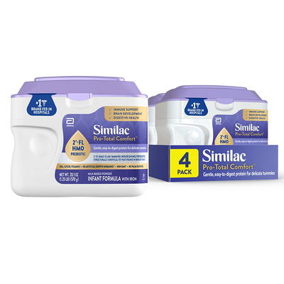 Similac Pro-Total Comfort Powder Baby Formula for Delicate Tummies with  2'-FL HMO for Immune Support, 29.8-oz Can 