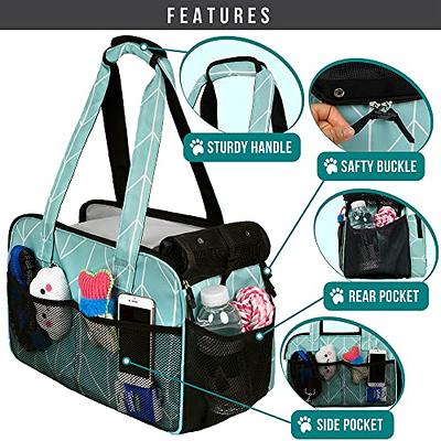 PetAmi Small Dog Sling Carrier, Soft-Sided Crossbody Puppy Carrying Purse  Bag, Adjustable Sling Pet Pouch to Wear Medium Dog Cat Travel, Dog Bag for