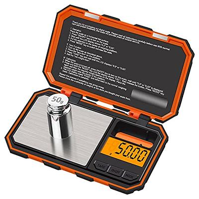 Gram Scale 220g/ 0.01g, Digital Pocket Scale 100g calibration