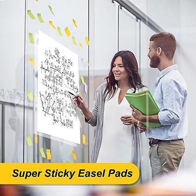 Sticky Easel Pads, Large Upgraded Flip Chart for Teachers, 25 x 30 Inches, Self  Stick Easel Paper for White Board, 30 Sheets/Pad, 8 Pads - Yahoo Shopping