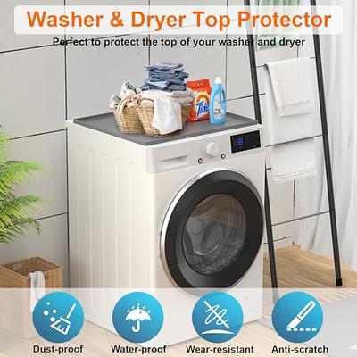 Washer and Dryer Top Protector Mat, 23.6 x 19.7 Silicone Washer and Dryer  Covers for The Top, Foldable and Reusable Top Protector Cover for Laundry  Room (Gray) - Yahoo Shopping