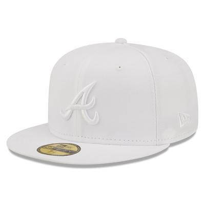 New Era Atlanta Braves Black and White Fashion 59FIFTY Cap - Macy's