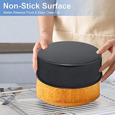 9-Inch Springform Cake Pan Round - Large 10 Cup Cheesecake Baking Ware, Spring  Form Pans With Nonstick Leakproof Design, Removable Bottom, 9in x 2.5 Inches  Deep, Durable Steel Cake Tins - Black - Yahoo Shopping