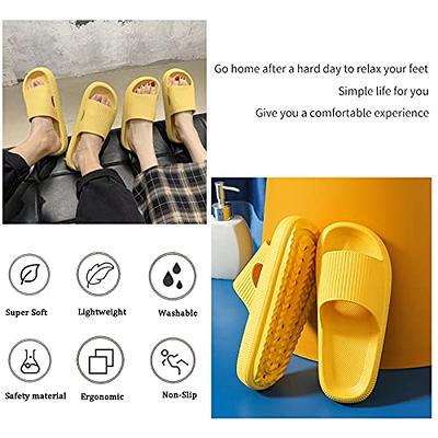 CloudFeet Ultra-Soft Slippers, Super Soft Home Slippers, Bathroom Non-Slip  Thick Soled Shoes, Quick-Drying Shower Slides : : Clothing, Shoes  & Accessories