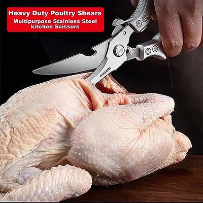 2 Pcs Kitchen Shears Scissors Heavy Duty Sharp Cooking Food Meat Chicken  Utility