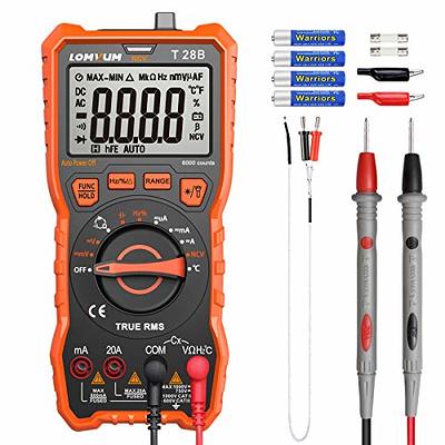 White Deer Multimeter, DT-830B Amp Volt Ohm Tester Ammeter