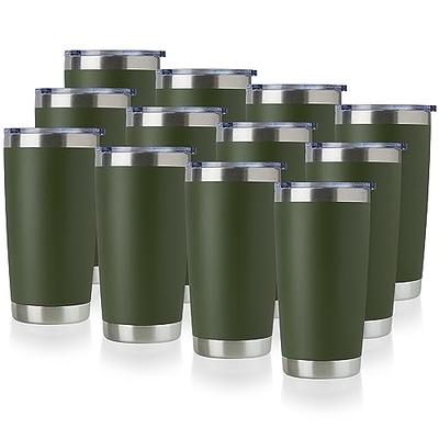 DOMICARE 20oz Tumbler with Lid Stainless Steel Tumblers Bulk