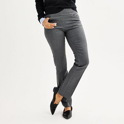 Women's Croft & Barrow Effortless Stretch Pull-On Bootcut Pants, Size: 8  Short, Grey - Yahoo Shopping
