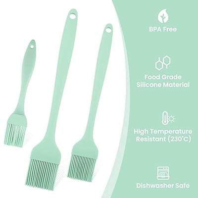 Small Size 2pcs/set Integrated Silicone Basting Brush And Cooking