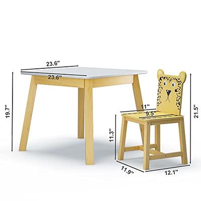 Qaba 3-in-1 Kids Activity Table and Chairs Set with 3 Surfaces