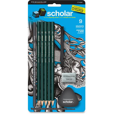 Scholar Colored Pencil Set, 3 mm, HB (#2.5), Assorted Lead/Barrel