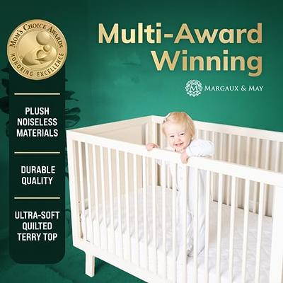 Safe and Sound 1 Pack Bamboo Viscose Crib Mattress Protector, Waterproof  Quilted Crib Mattress Pads, Soft Breathable Bamboo viscoseRayon Baby  Mattress