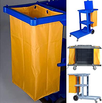 Janitor's Cart With 25 Gallon Yellow Bag