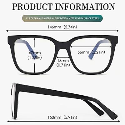 Blue Light Blocking Glasses Women/Men,Retro Round Anti Eyestrain Computer  Gaming Glasses(2Pack)