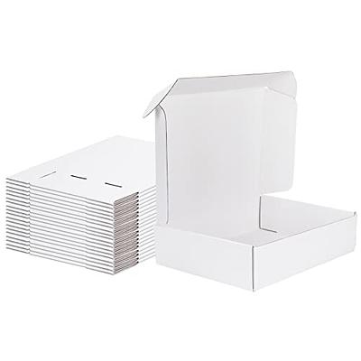Corrugated Box Cardboard Box Perfect for Shipping 7X5X1Inch-50Pack White