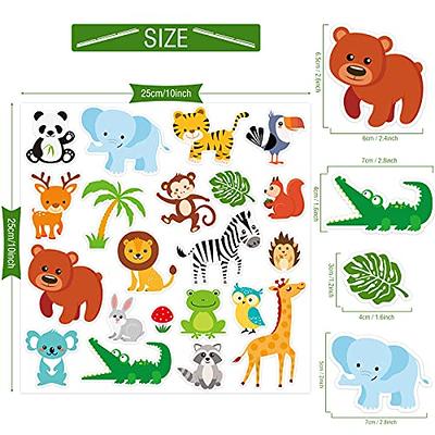 20 PCS Jungle Animals Thick Gel Clings Winter Safari Window Gel Clings  Decals Stickers for Kids Toddlers and Adults Home Airplane Classroom  Nursery Winter Zoo Animals Party Supplies Decorations - Yahoo Shopping