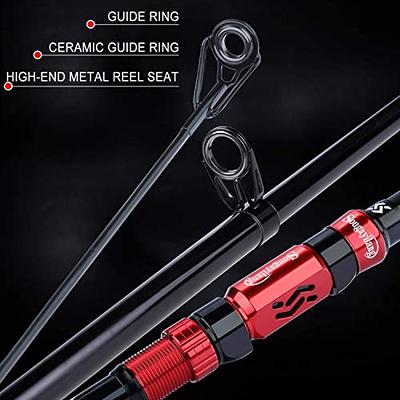 Sougayilang Fishing Rod Reel Combos Portable Telescopic Spinning Fishing  Pole Spinning Reel for Travel Fishing-Red2.1M - Yahoo Shopping