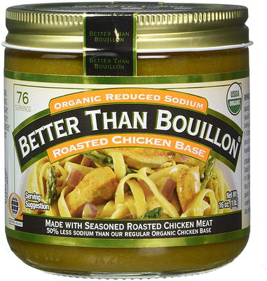 Better Than Bouillon Roasted Garlic Base 8 oz (Pack of 2) Bundle with  PrimeTime Direct Teaspoon Scoop with BTB Authenticity Seal