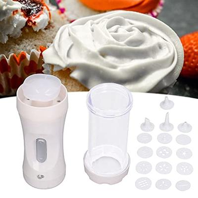 Serlium Electric Cookies Press,Cookie Making kit Homemade Baking Tool with  9 Discs and 1 Icing Tip for Cake Dessert DIY Maker and Decoration Baking