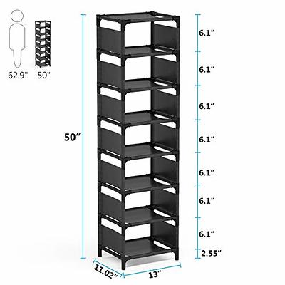 Tribesigns Vertical Shoe Rack, Narrow Shoe Shelf, Slim Shelf for Shoes, Thin  Shoe Rack for Small Space, Tall Narrow Shoes Shelf - Yahoo Shopping