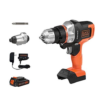 BLACK+DECKER 20V MAX* Matrix Cordless Drill Combo Kit, 2-Tool