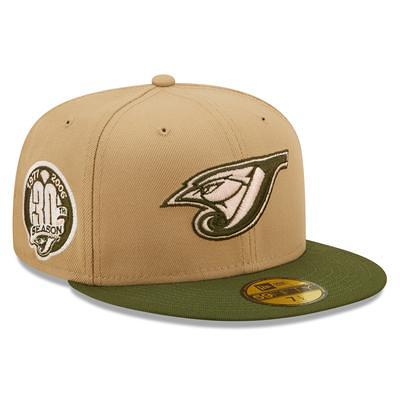 Toronto Blue Jays New Era Olive Undervisor 59FIFTY Fitted Hat - Pink/Blue