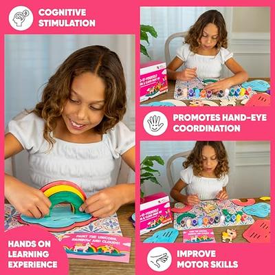 Unicorn Painting Kit for Kids Gifts for Girls Age 4-8 Paint Your Own Unicorn