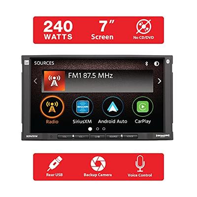 Dual Electronics DCPA701W-BC 7-inch Certified Apple CarPlay