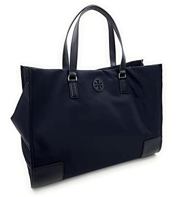Tory Burch Navy Blue Nylon And Patent Leather Ella Tote Tory Burch