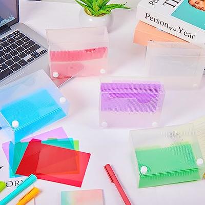 Tenceur 12 Pcs Index Card Case 5.2 x 4 x 2 Index Card Holder with  Colorful Tab Dividers Plastic Flash Card Organizer Notecard Box for Storing  Recipe Cards Office School - Yahoo Shopping