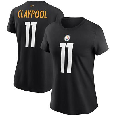 Men's Pittsburgh Steelers Chase Claypool Nike Black Name & Number