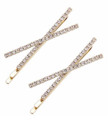 Clear Rhinestone Hair Pins