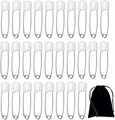 AEXGE Plastic Head Baby Safety Pin Diaper Pins 1.5inch Cloth Nappy