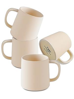 T-WARE 16 Oz Coffee Mugs Set of 4, Beige Ceramic Mug, Coffee Cups Ceramic -  Yahoo Shopping