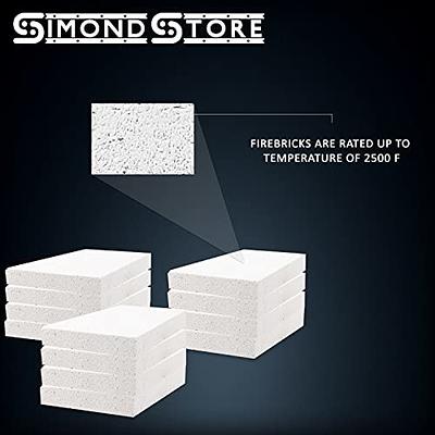 SIMOND STORE Insulating Fire Bricks, 2500F Rated, 1.25 Inch x 4.5