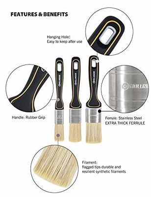 MangoPark 10pcs Miniature Paint Brushes - Detail Paint Brush Set, Fine Tip Paint Brush, Paint Brushes for Acrylic Painting, Model Paint Brushes for