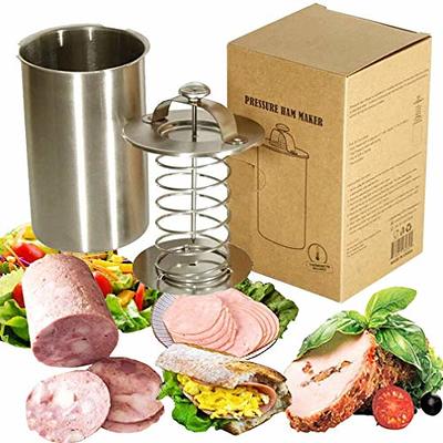 Meao Stainless Steel Ham Sandwich Meat Press Maker for Making