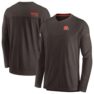 Pittsburgh Steelers Nike Sideline Coaches Performance Long Sleeve V-Neck  T-Shirt - Gray