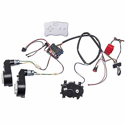 Kids Ride On Car 12V DIY Modified Harness Complete Set of Remote Control  Circuit Borad Wires Switch Gearbox with Motors, Children Electric Ride On  Car Accessories - Yahoo Shopping