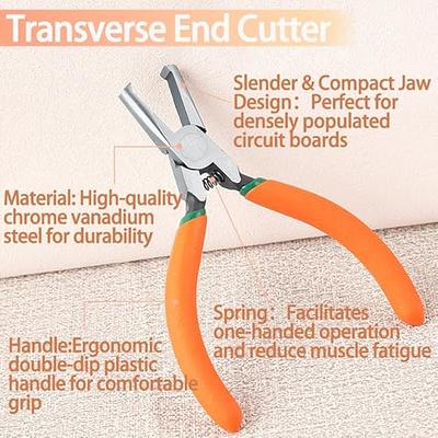 LEONTOOL 5-Inch Transverse End Cutter SMT/SMD Chip Cutters Side