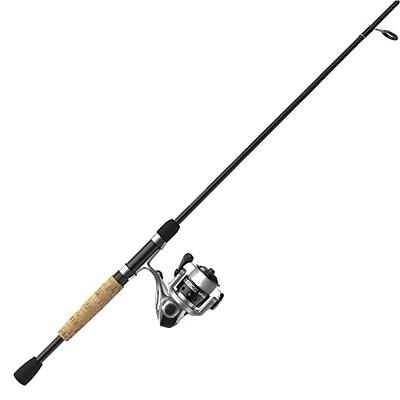 Zebco Roam Spinning Reel and Fishing Rod Combo, 6-Foot 2-Piece Fiberglass Fishing  Pole, Split ComfortGrip Handle, Soft-Touch Handle Knob, Size 20 Reel,  Changeable Right- or Left-Hand Retrieve, Orange : : Sports 