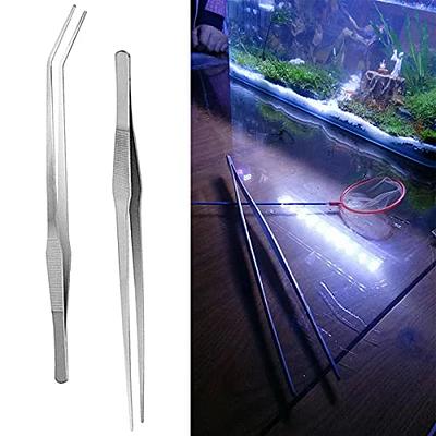 Aquarium Tweezers Extra Long 15 inches, Luxiv Stainless Steel