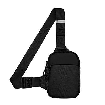 Long Keeper Mini Sling Bag - Men Women Small Waterproof Crossbody Bag  Casual Phone Chest Bag for Travelling Hiking