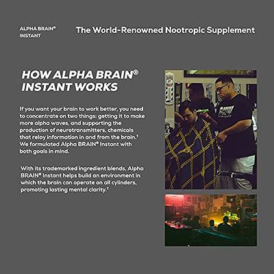  Onnit Alpha Brain Premium Nootropic Brain Supplement