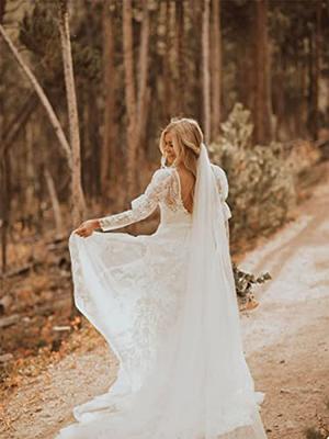 IKASEFU Catholic Church Veils for Women, Triangle Lace Veil