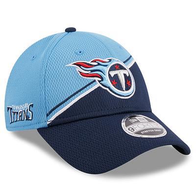 Tennessee Titans New Era 2022 Sideline 59FIFTY Fitted Hat - Cream/Navy