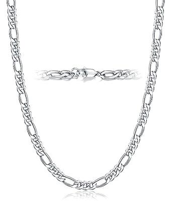 14K SOLID WHITE GOLD Diamond Cut Rope Necklace Chain 1.5mm 16-24