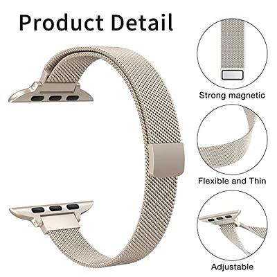WINGLE for Apple Watch Ultra 2 Band 49mm Series 9 8 7 45mm 44mm 42mm Men,  Strong Magnetic Bands Bracelet Adjustable Silicone Sport Strap for iWatch