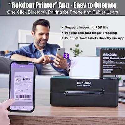 Zeacool Mini Pocket Printer,Portable Thermal Printer for Label,Text Memo,Receipt,Sticker,Photo Printers,BT Inkless Sticker Printing, Wireless